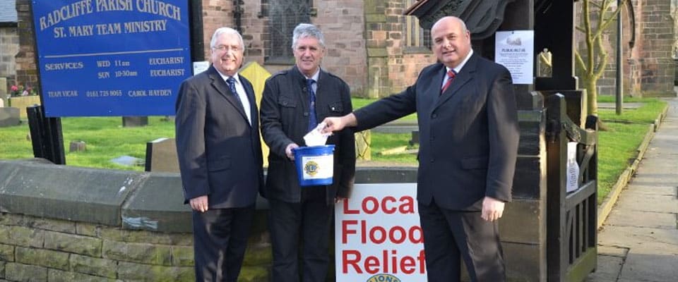 Lions Roaring at the success of their Flood Relief Fund