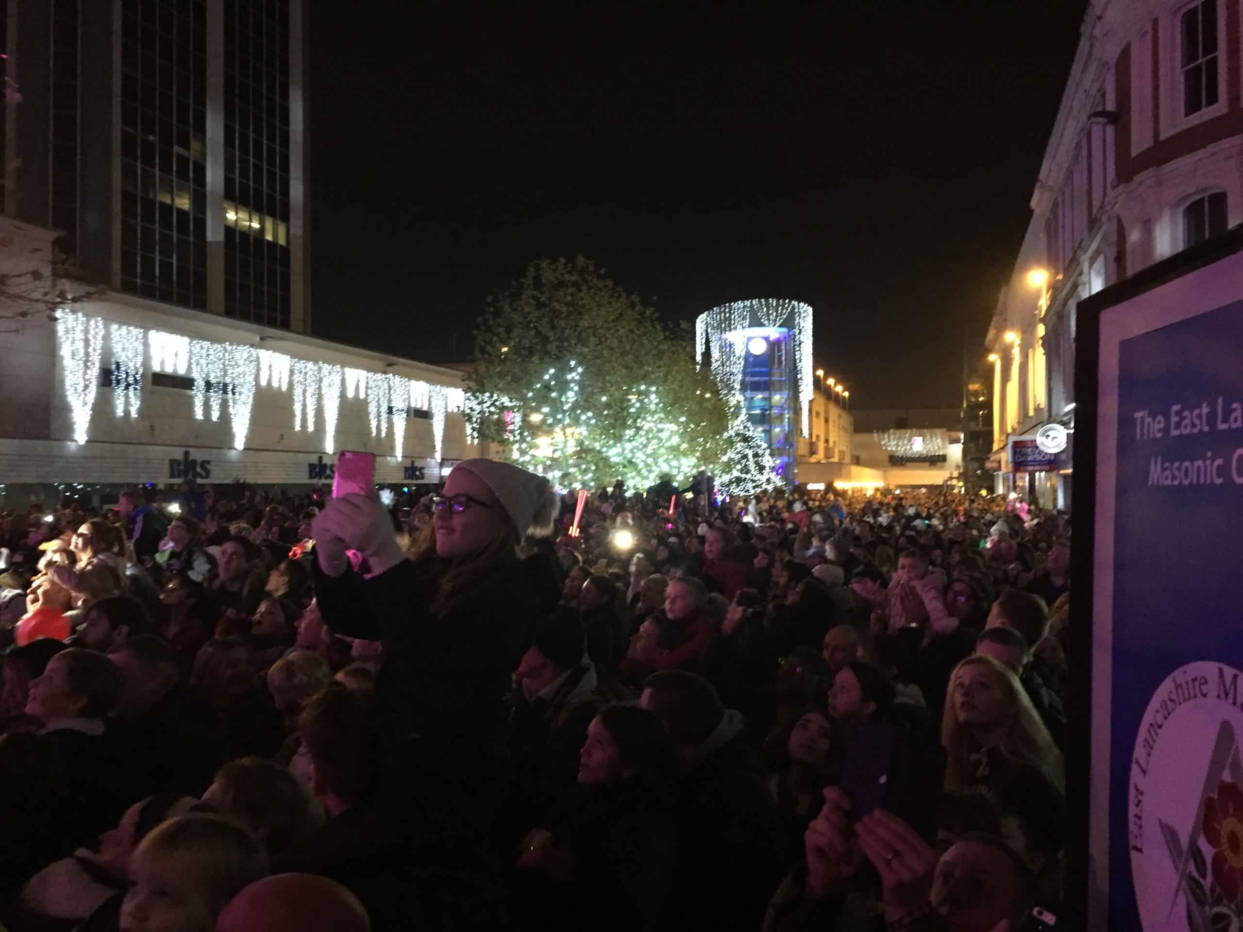 ELMC & East Ribble District supports Blackburn Christmas Lights Switch on! 