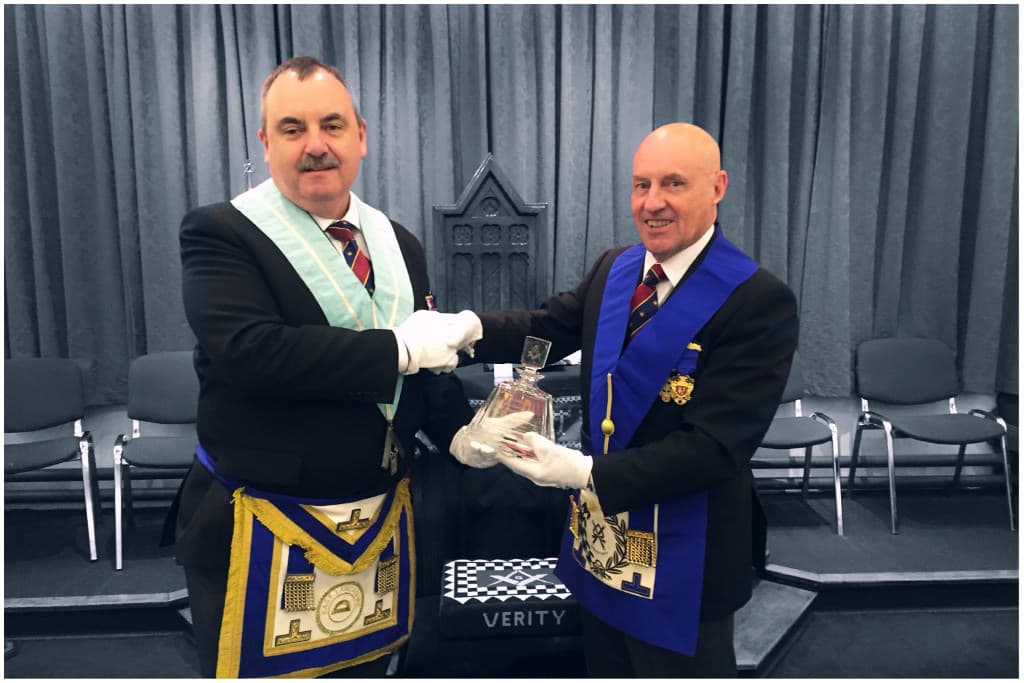 District presentation to thank WBro Bob Allan