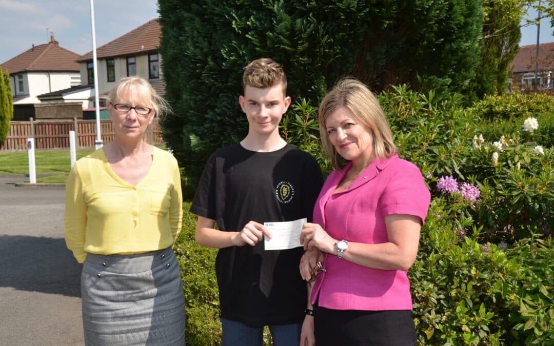Cheque Presentation to the Manchester Bomb Appeal