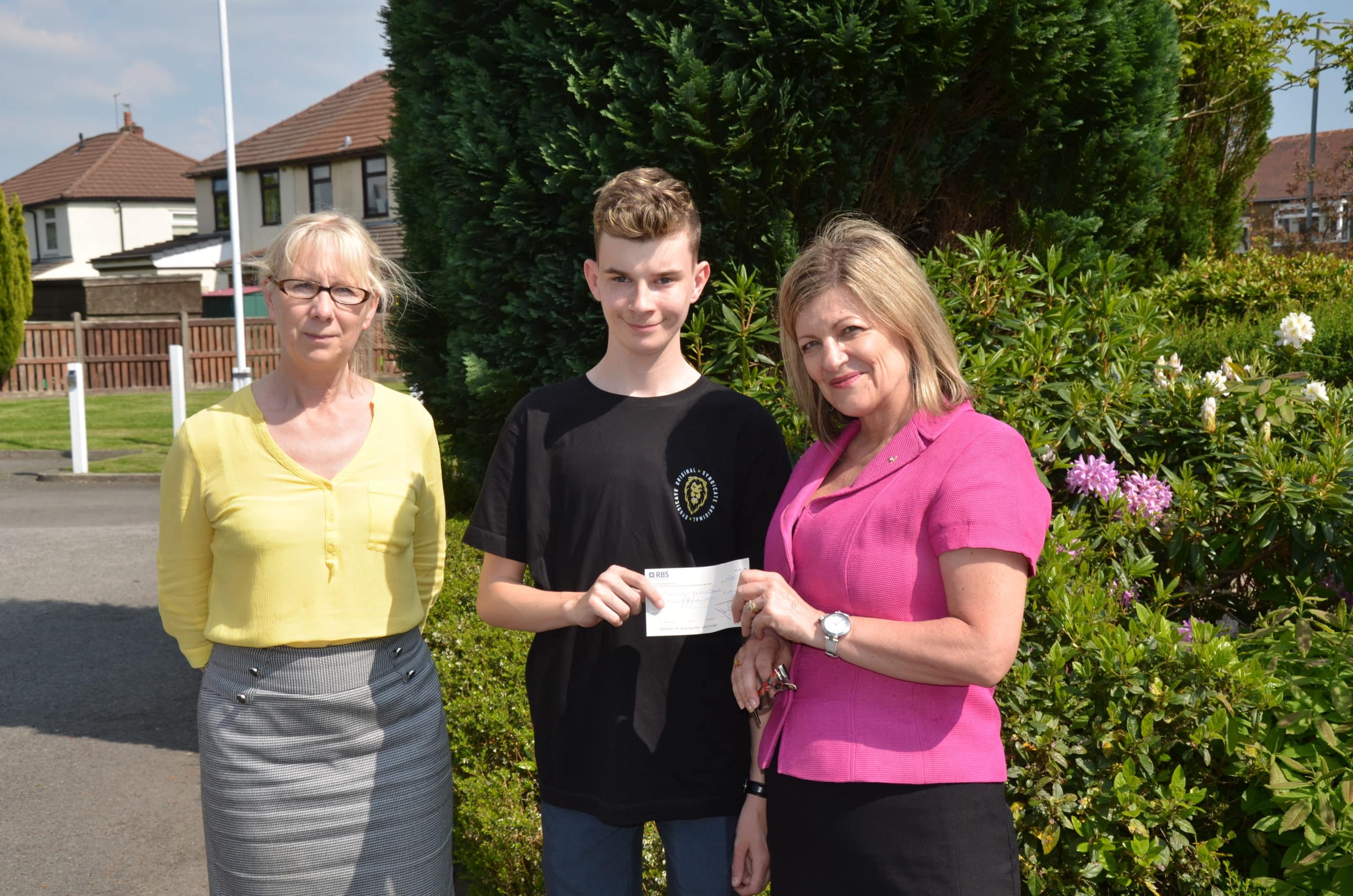 Cheque Presentation to the Manchester Bomb Appeal