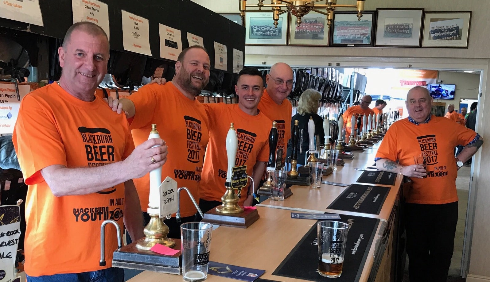 Pulling Pints for Blackburn Youth Zone