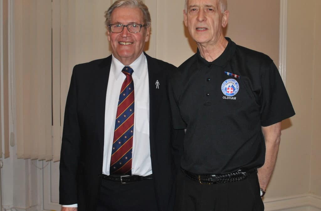 Unity Royal Arch Chapter hosts Oldham Mountain Rescue Team Member