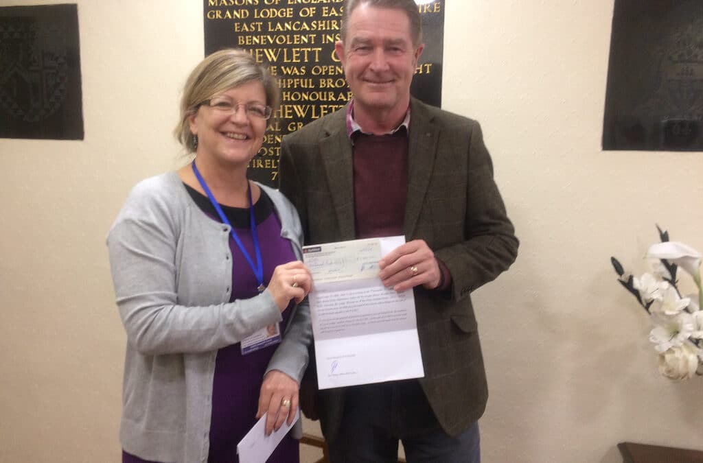 Loyal Lodge No 5040 donates more than £5040.00 to Charity in its final year