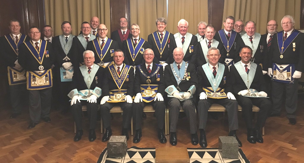 WBro Chris Welton, APGM for Manchester Districts, visits Albatross Lodge No 6164