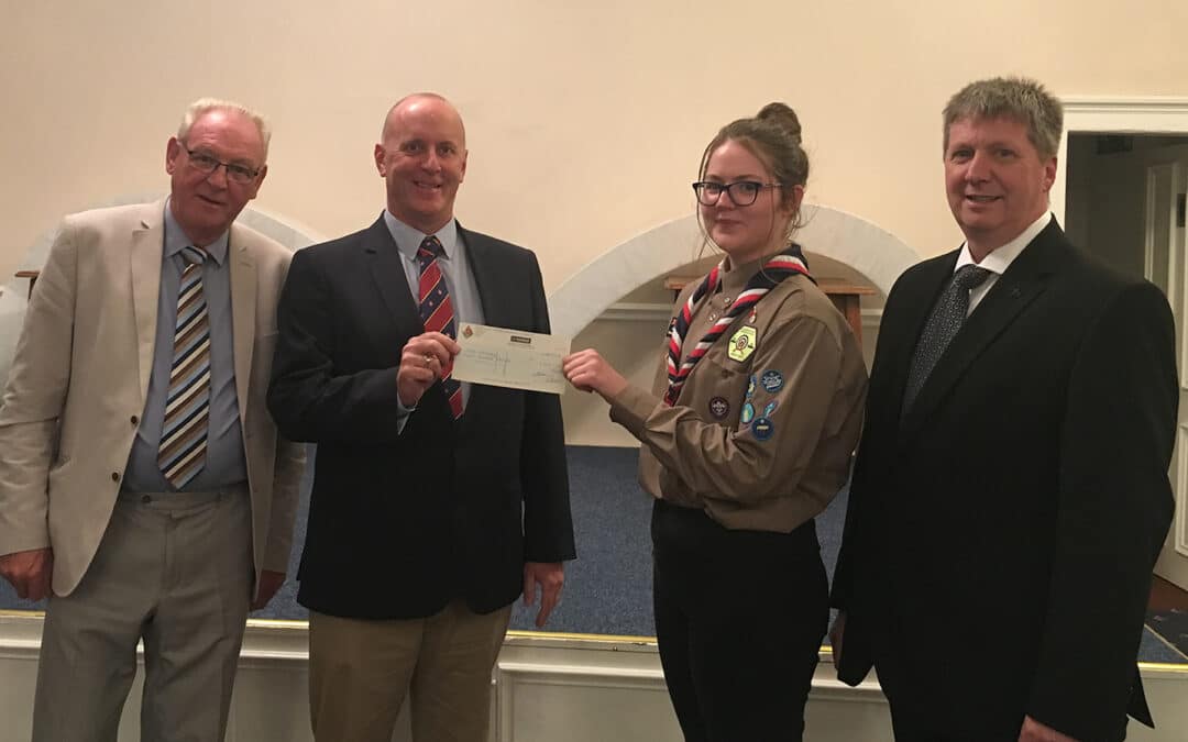 ELMC grant of £800 to an Ashton Scout