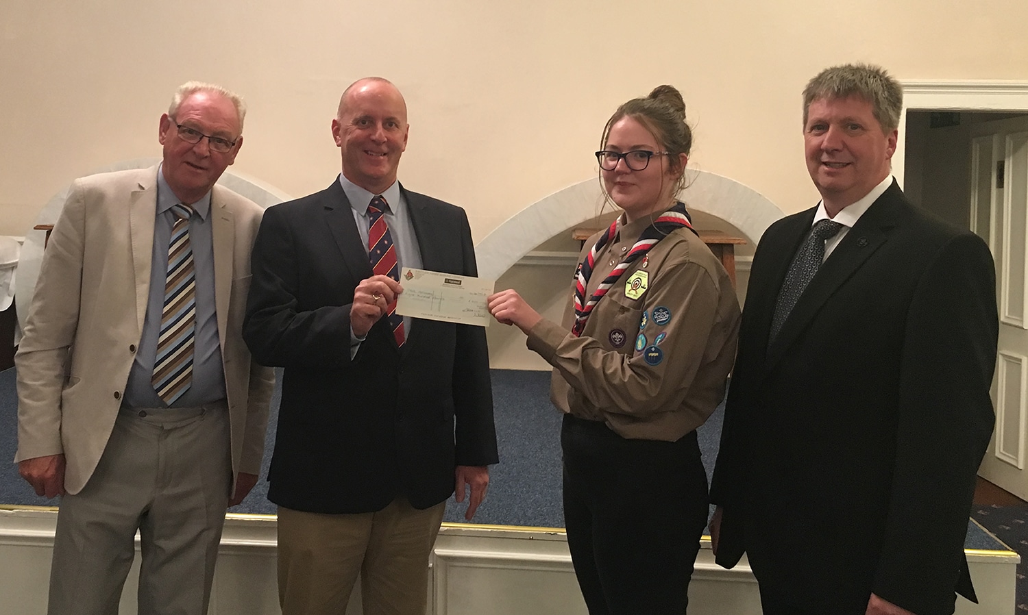 ELMC grant of £800 to an Ashton Scout