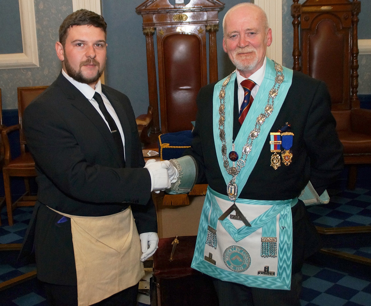 Third Initiation in a year at Waverley Lodge No 1322