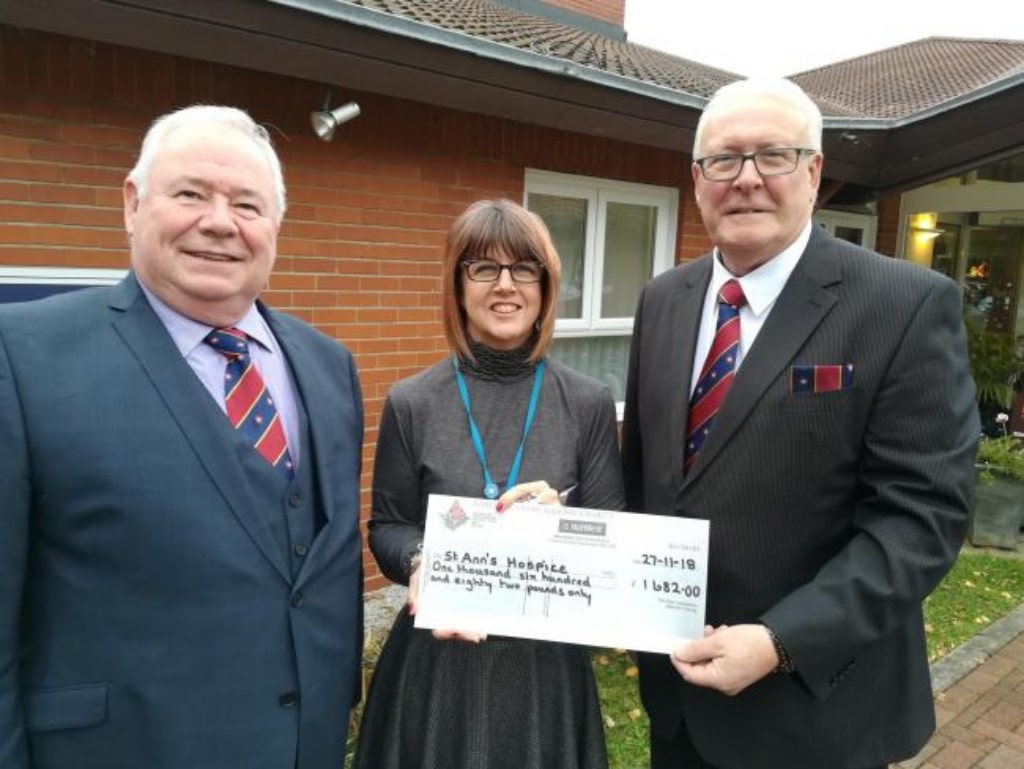 St Annes Hospice receives a £1,682 Grant from the MCF