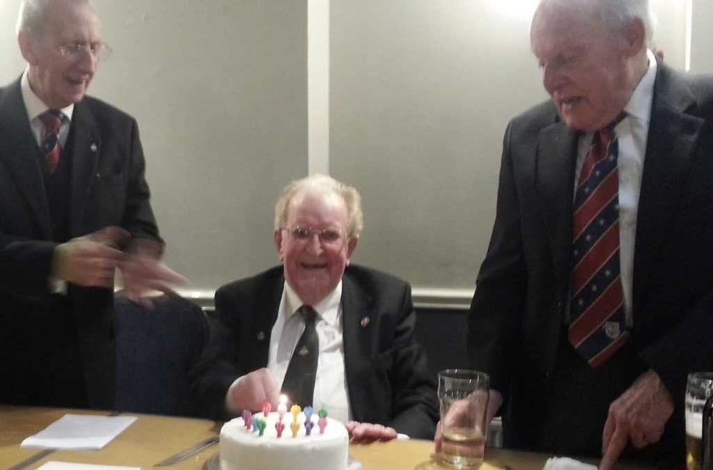 Gordon Hunter celebrates his 90th Birthday at the Festive Board