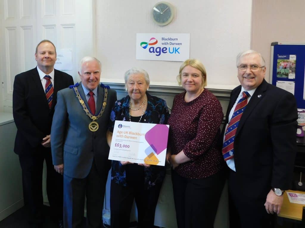 MCF Donates £63,000 to Age UK, Blackburn & Darwen for 'Later Life Goals' project