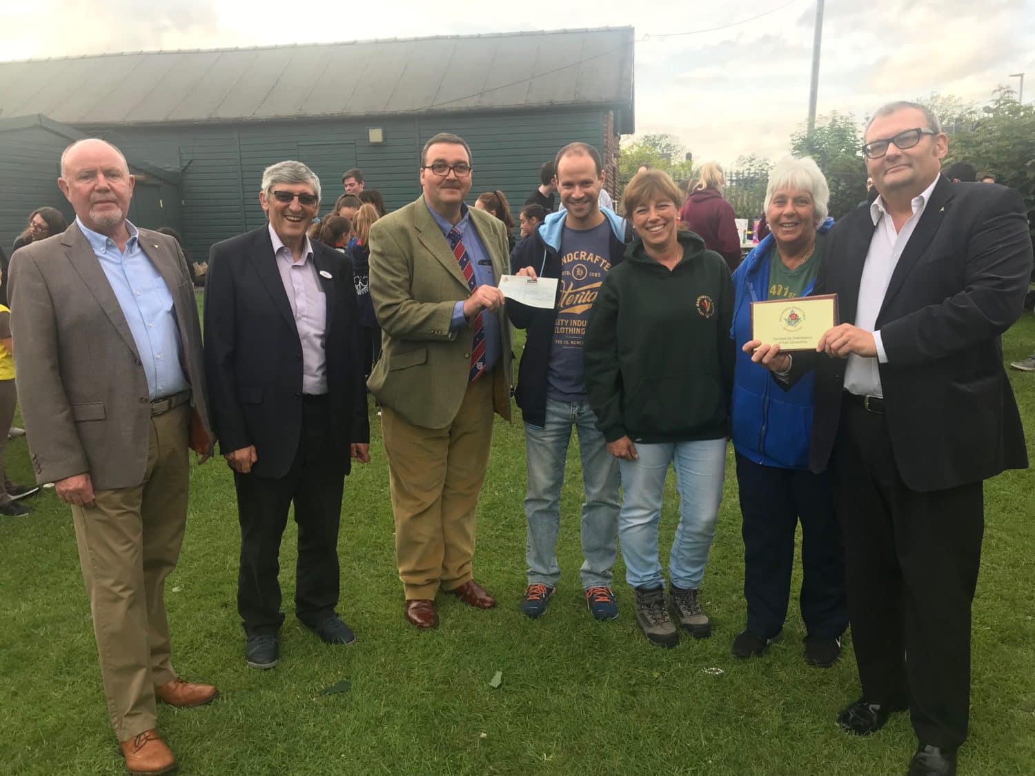 ELMC Donation to Cheetham Scout & Guide Group