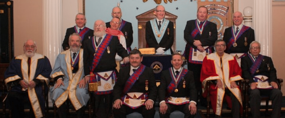 The East Lancashire Royal Arch Presentation Team (ELRADT) Visit to Mersey Valley Lodge of Installed Masters No 9057