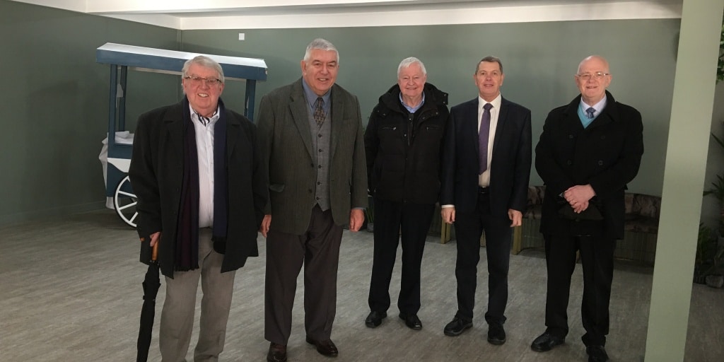 The famous 5 visit Manchester Masonic Hall