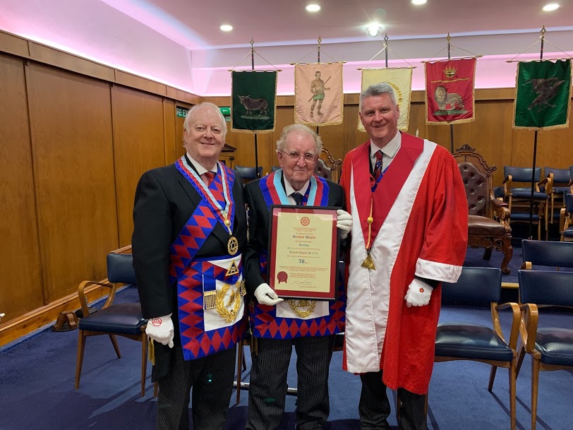 Gordon Hunter Celebrates 50 Years in the Royal Arch