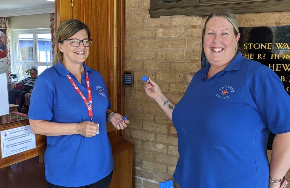 East Ribble District donates door access at Hewlett Court