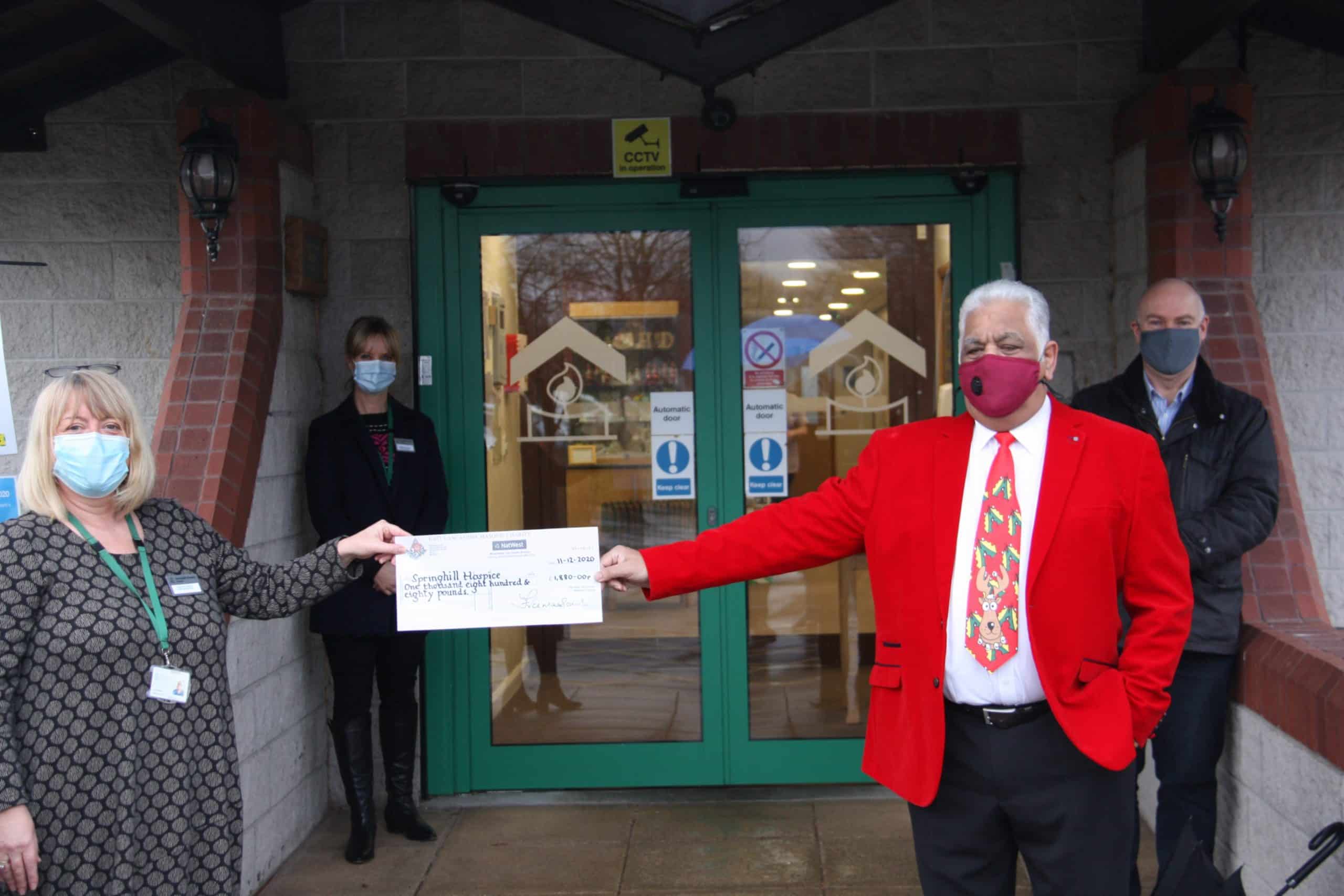 Freemasons Charity in the Community at Springhill Hospice
