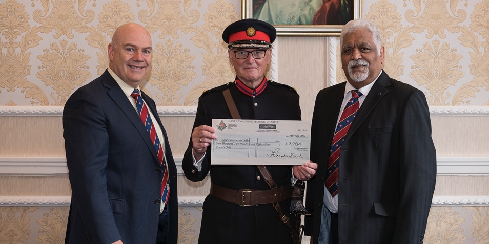 Rochdale District Freemasons have teamed up with the Lord Lieutenants office to help our young people.