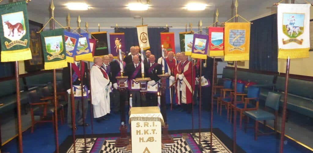 Red Rose Chapter No. 1504, Installation