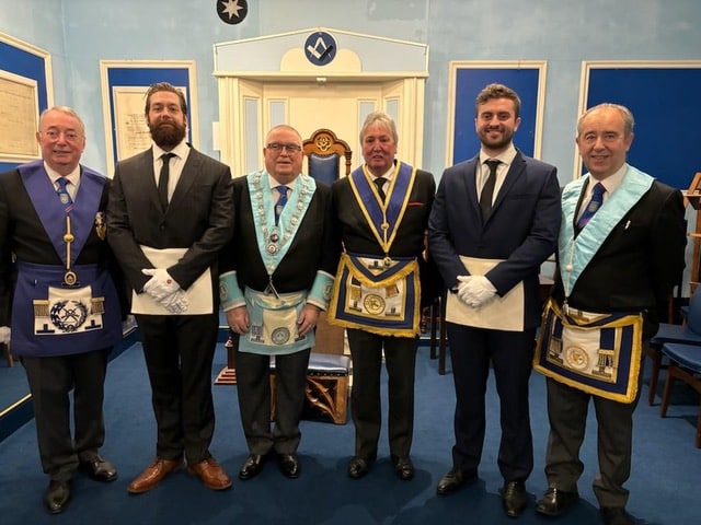A double initiation at Mossley Lodge No. 6577