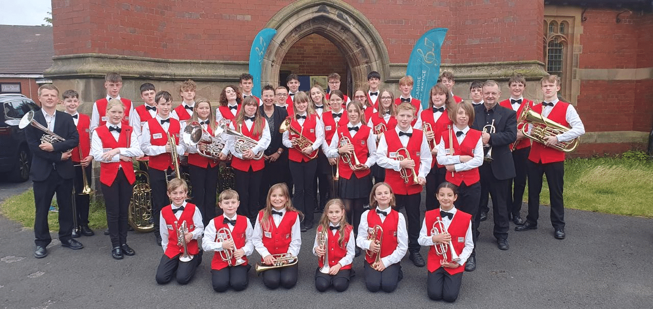 🎺✨ ELMC Assists the Lancashire Youth Brass Band with Jersey Tour! 🎺✨