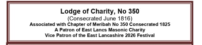 Lodge of Charity – 350