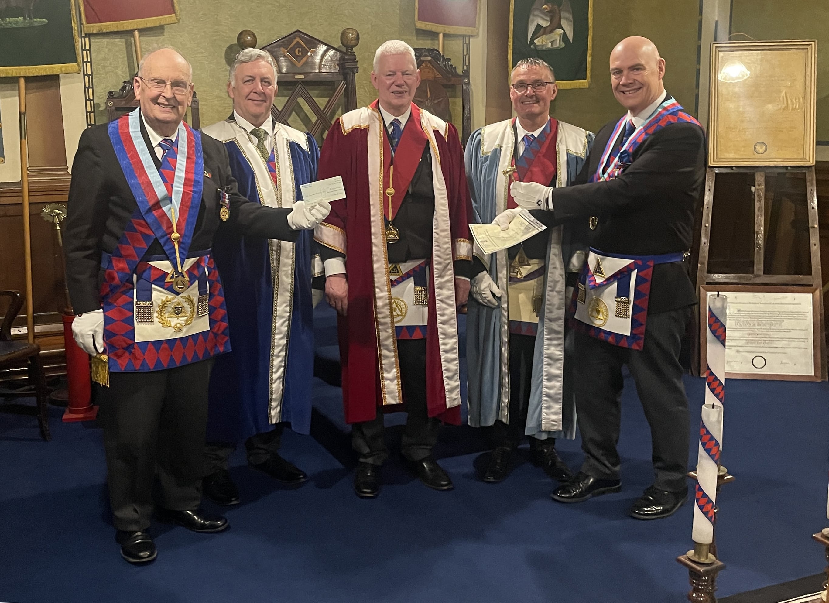 Johnny’s Golden Gavel presented at Benevolence Chapter No 226