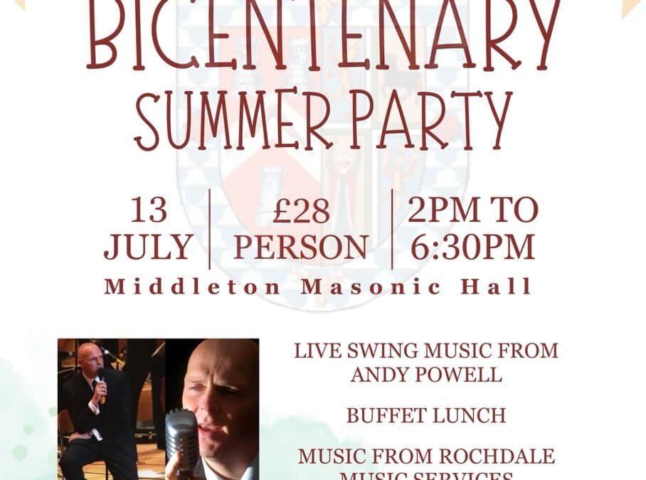 Bicentenary Summer Party