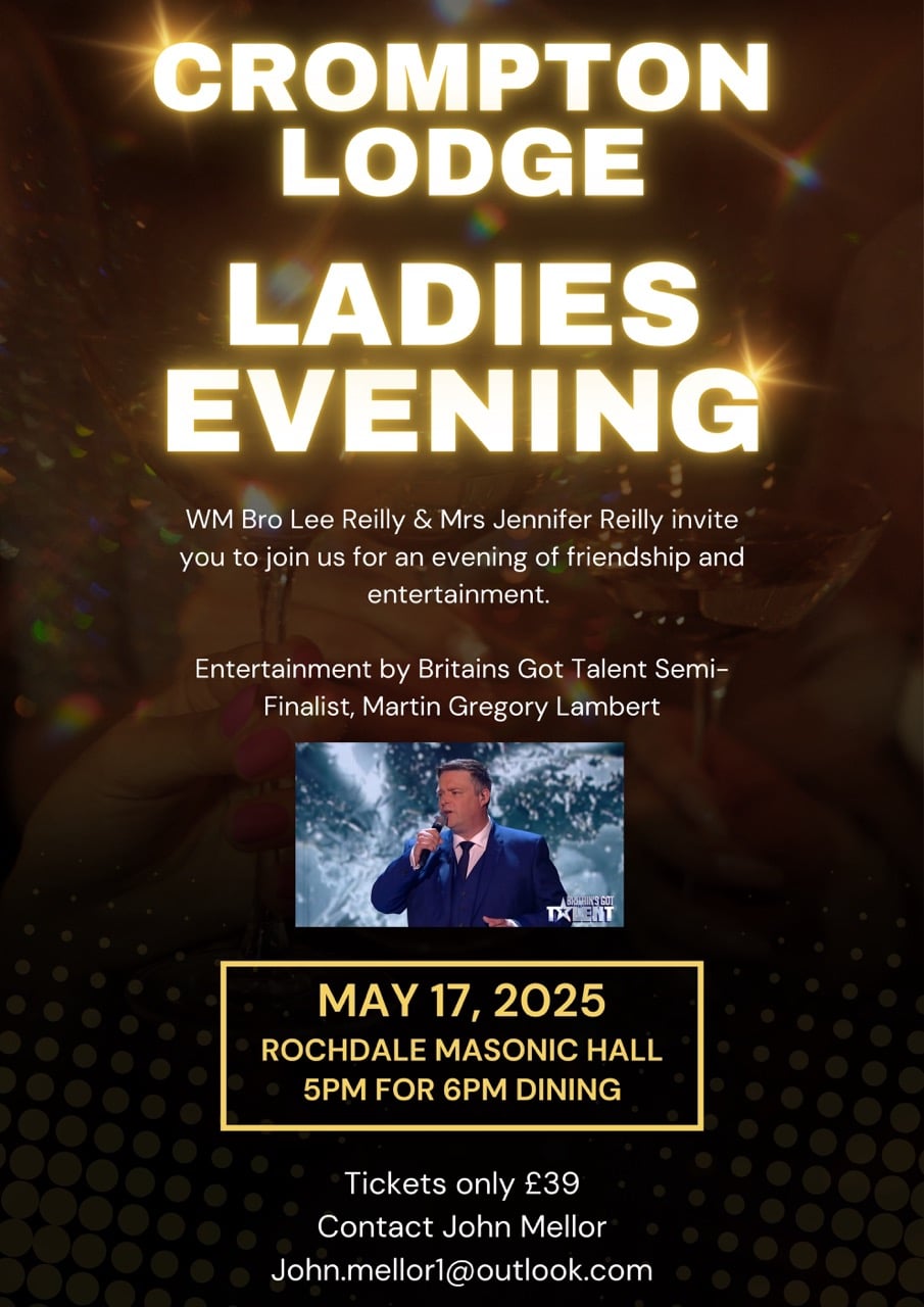 Ladies Evening hosted by Crompton Lodge 8879