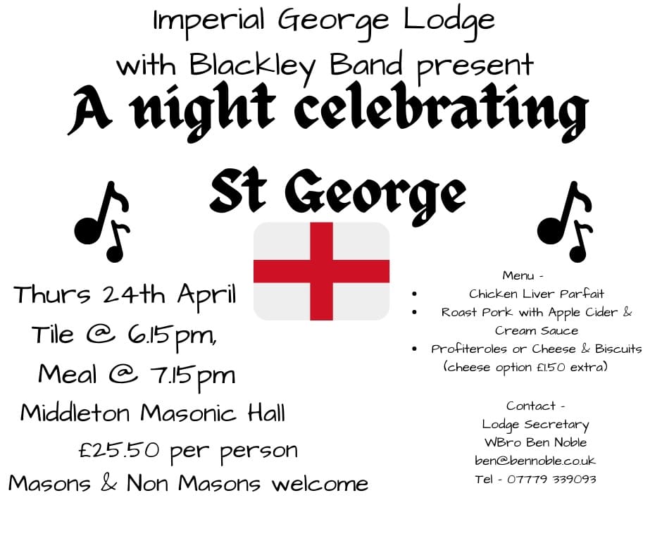 A Night of Celebrating St. George