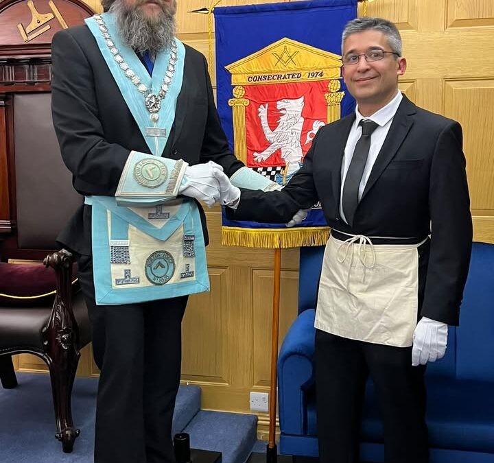 Bro Jose Correia Initiation at Horton Lodge