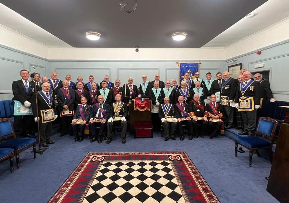 Delacy Lodge 4591 – Welcomes Thistle and Crown 1167