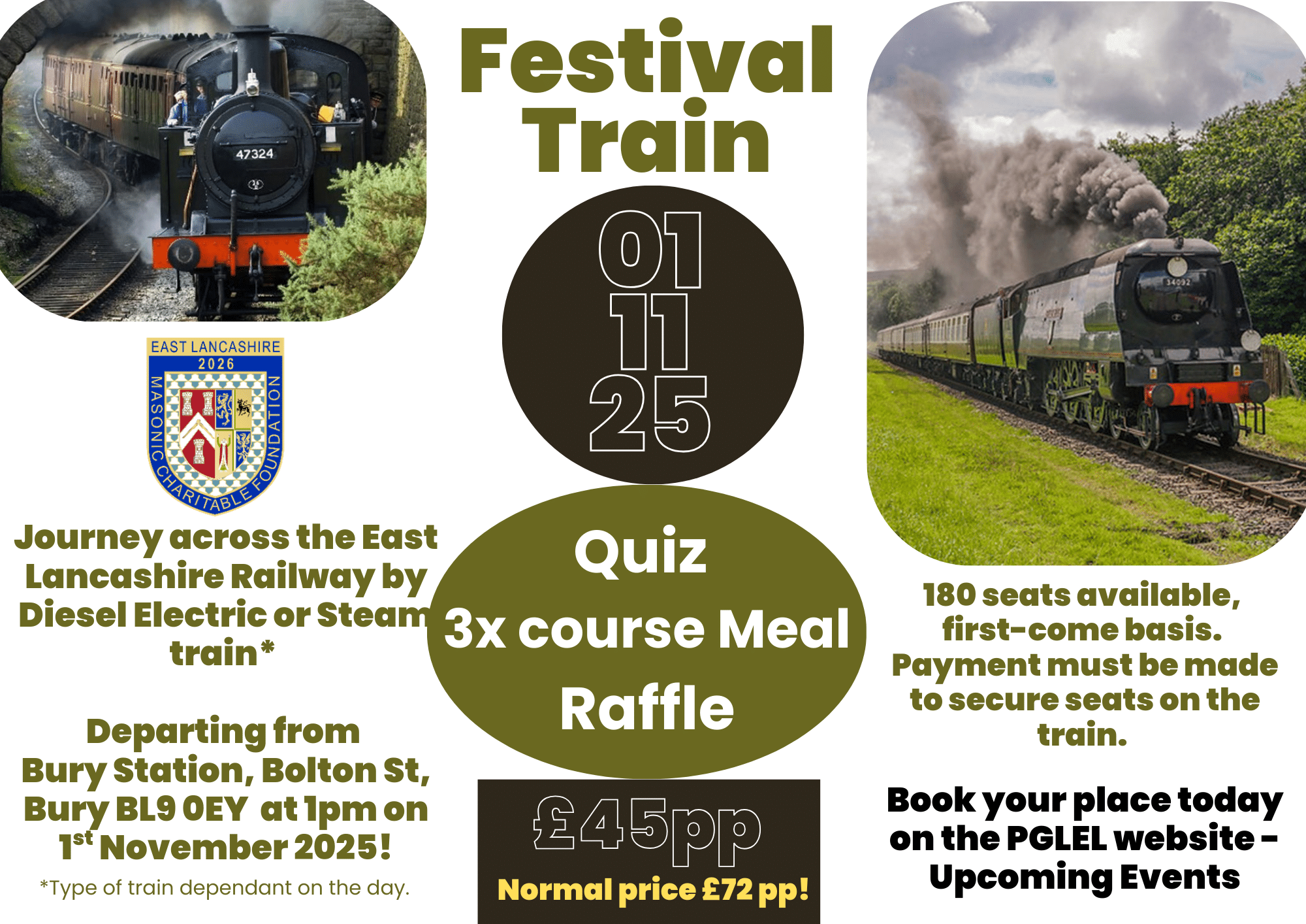 East Lancs Railway Festival Train