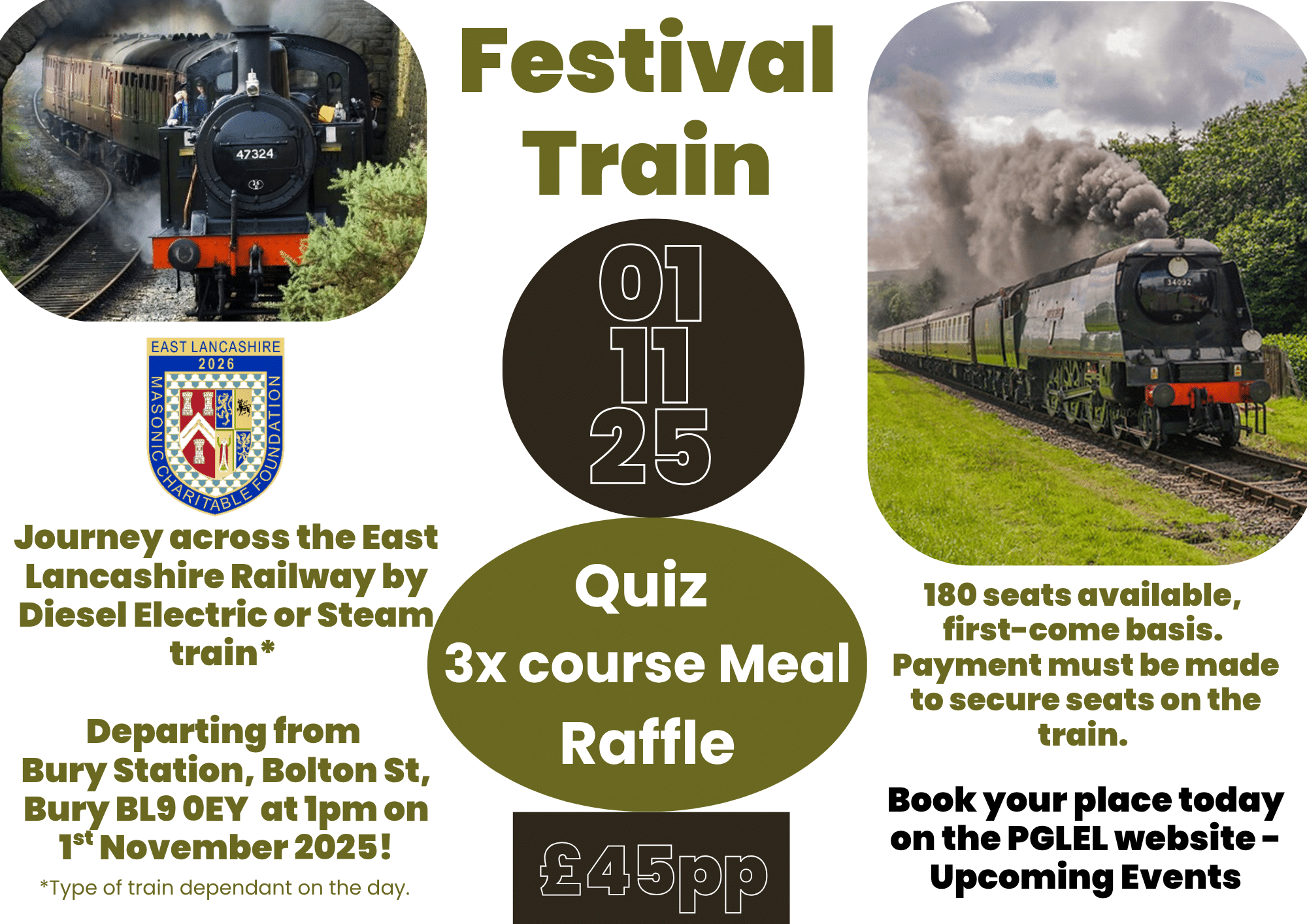 East Lancs Railway Festival Train