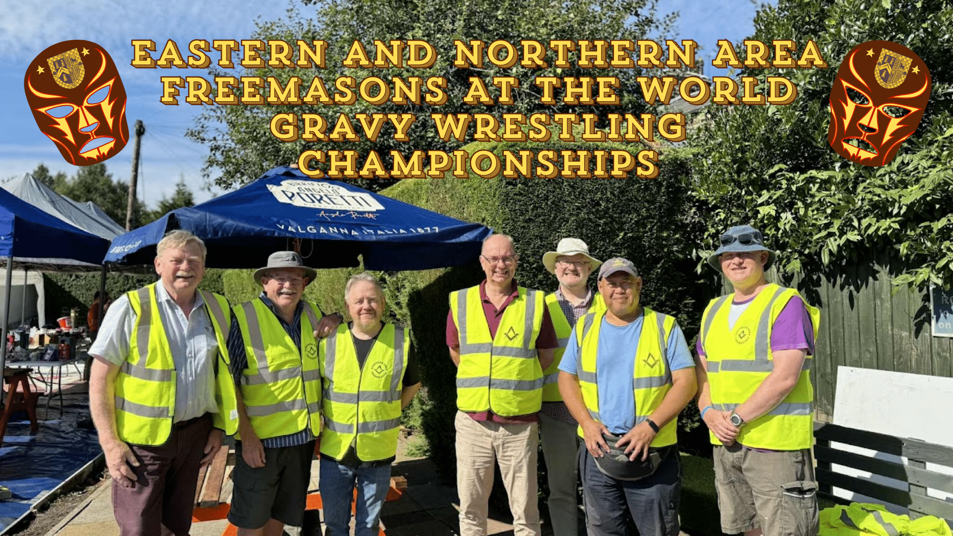 Eastern and Northern Volunteers at the World Gravy Wrestling Championships!