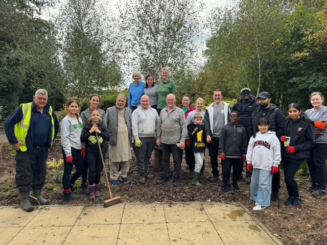 ELLC assisting @ Springhill Hospice Winter Garden Project