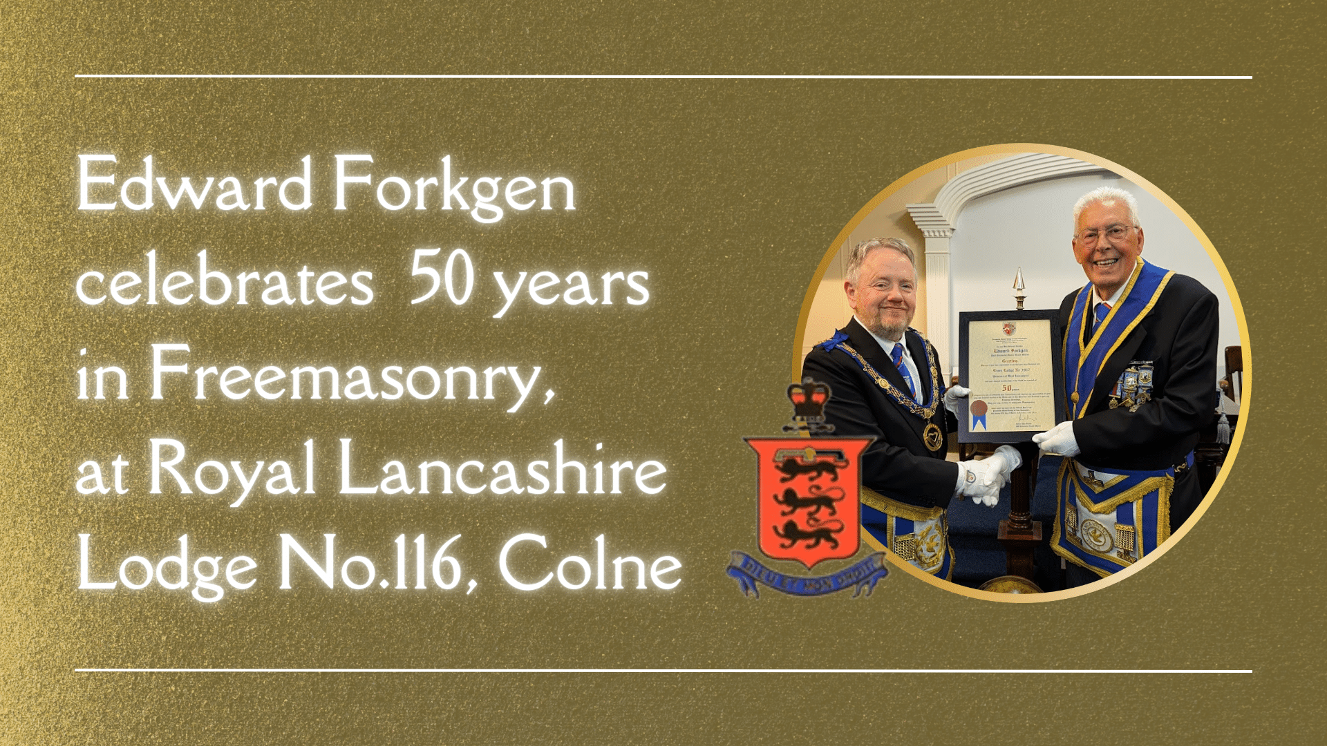 Eddie celebrates 50 years!