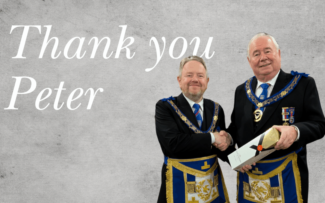 The Northern Area thanks Peter!