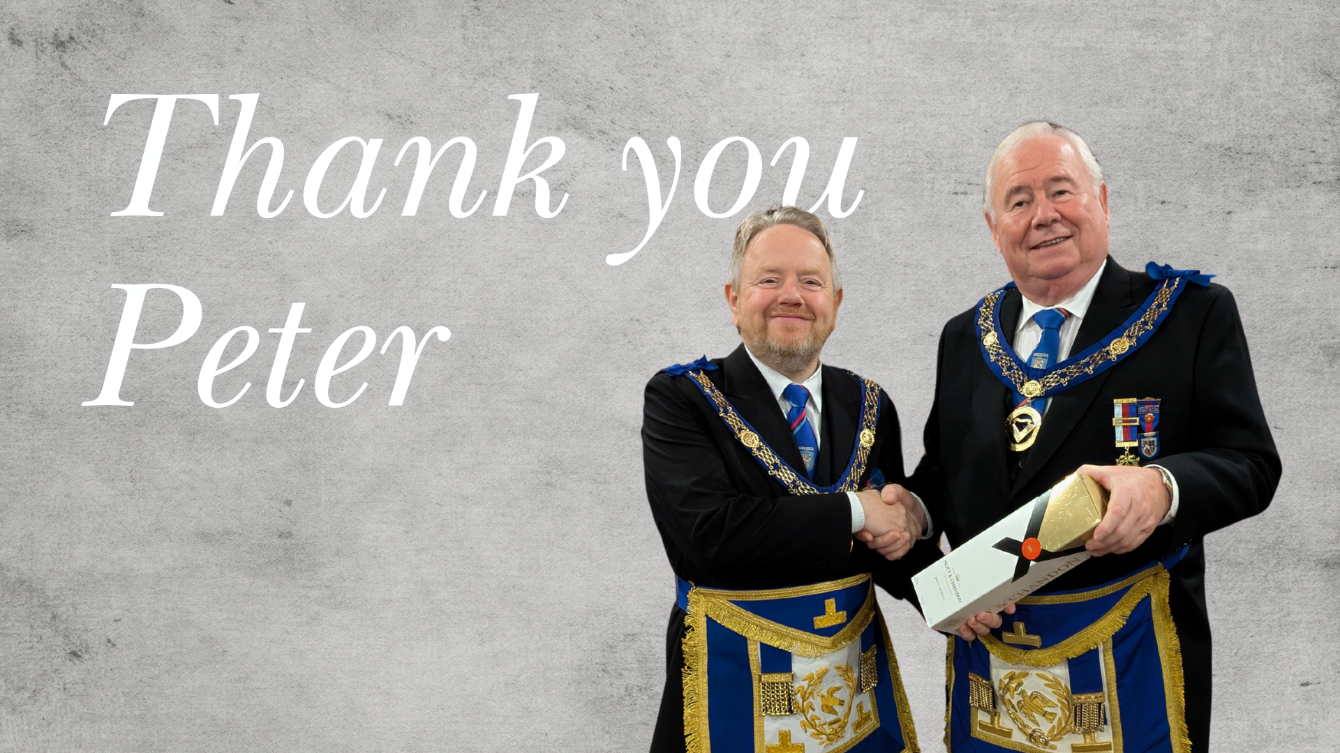 The Northern Area thanks Peter!