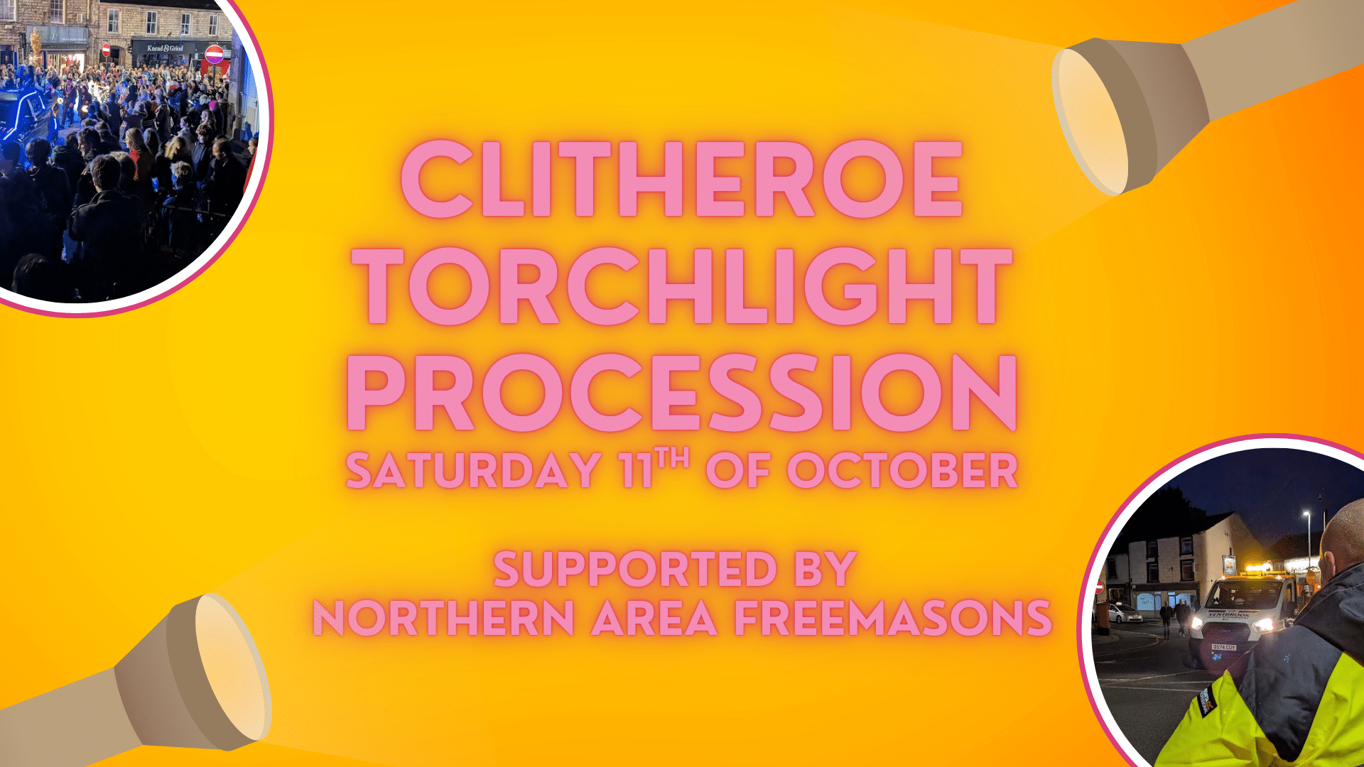 Northern Area Volunteers at the Clitheroe Torchlight Procession