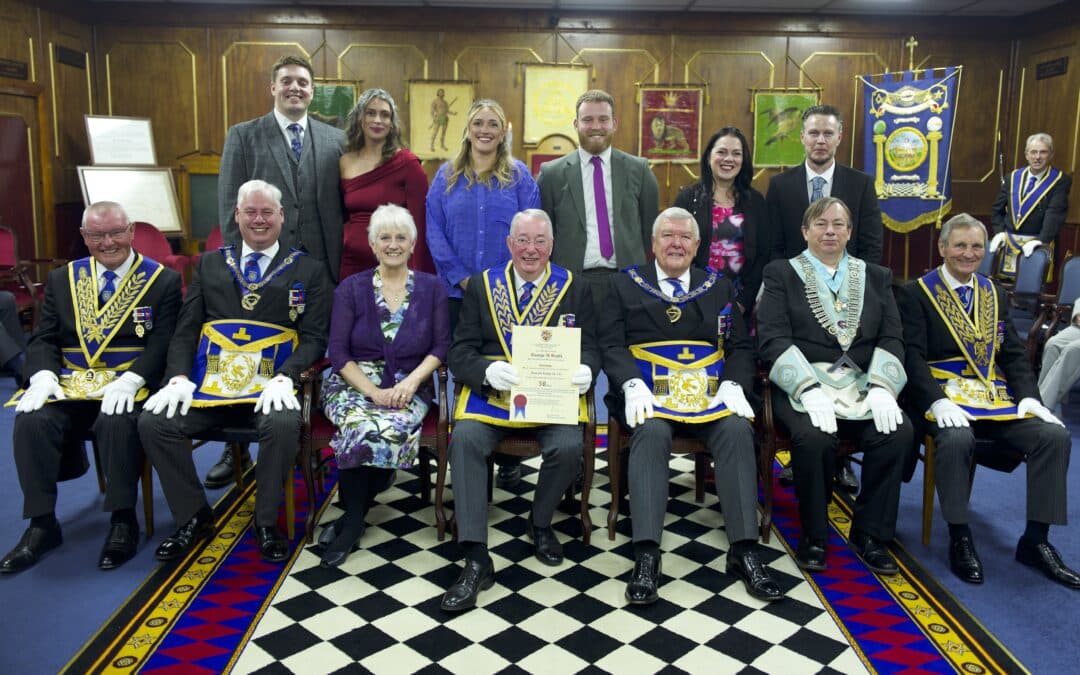 Concord Lodge 757 Celebrate 50 years for WBro George Harry Scaife