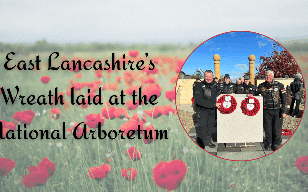East Lancashire’s wreath laid at the National Arboretum