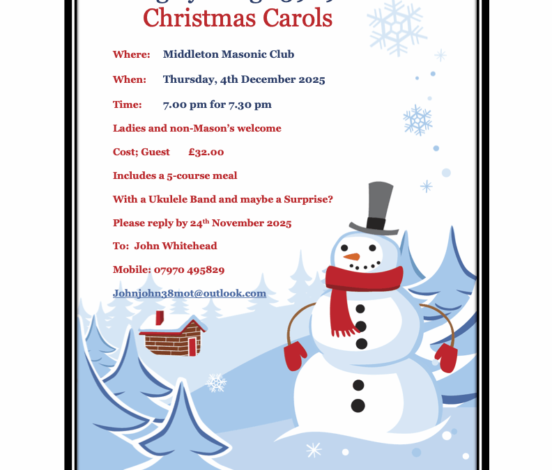 Langley Lodge 3989 Christmas Party
