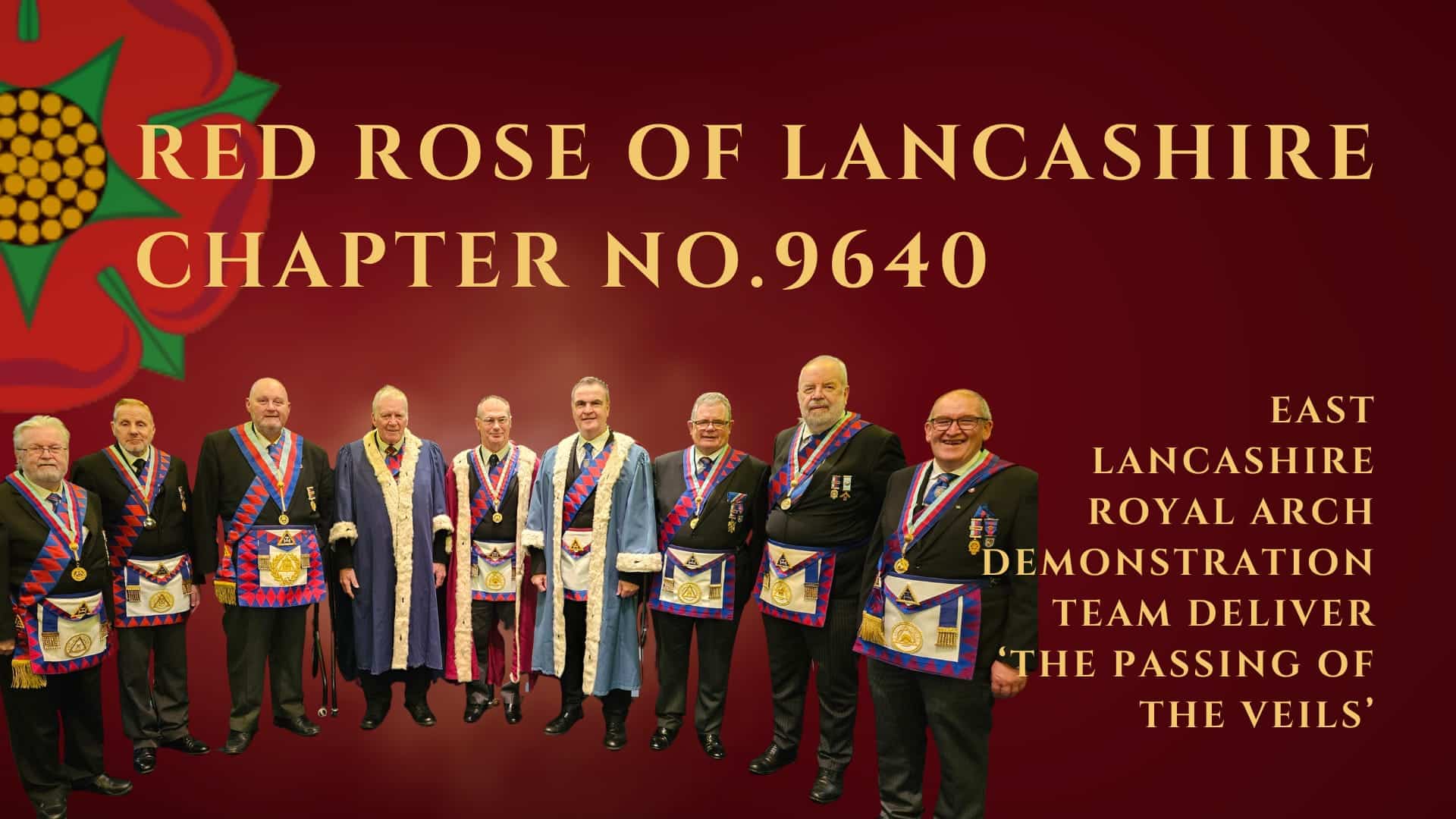 The Passing of The Veils at Burnley Masonic Hall