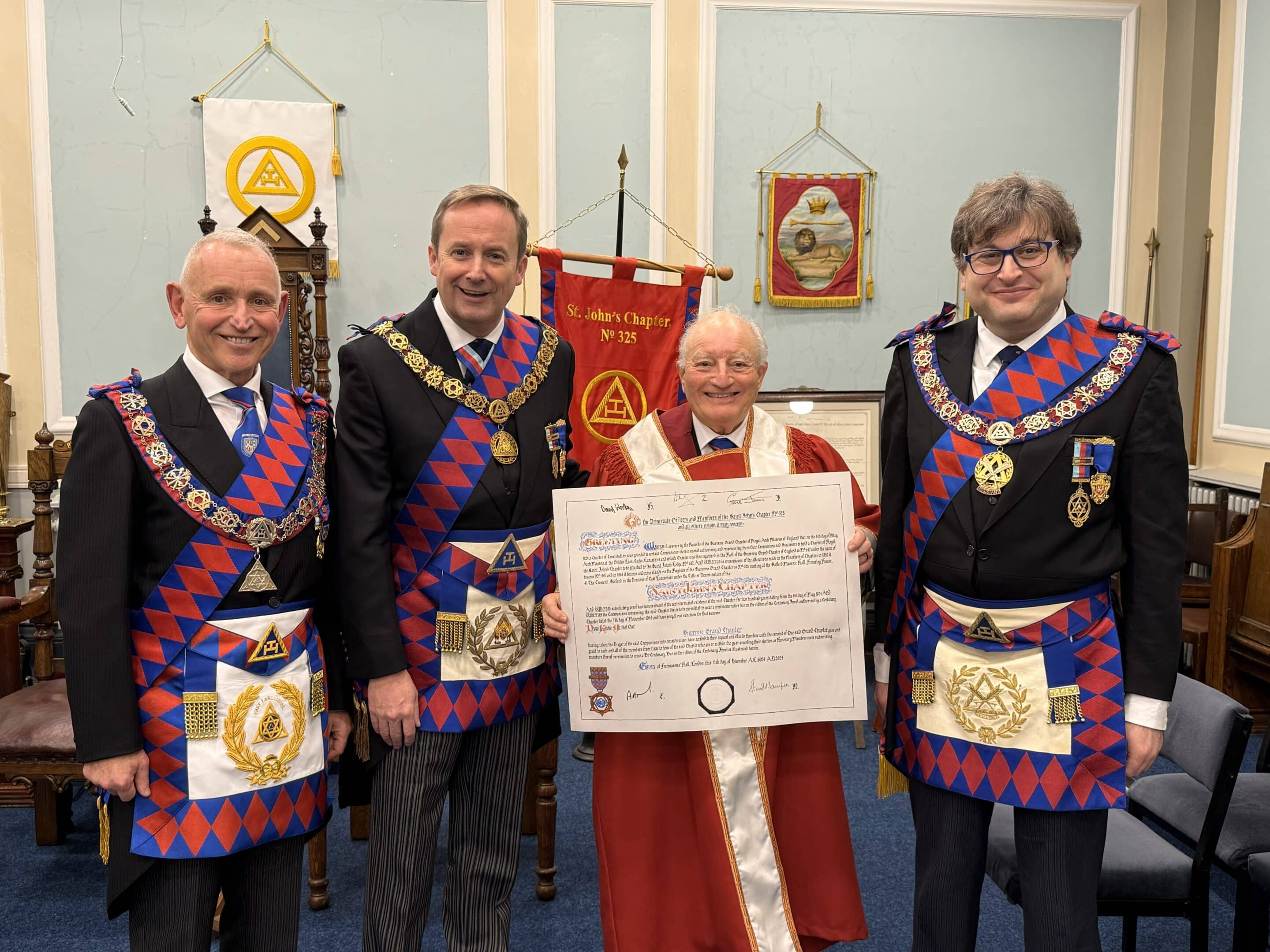 The Bicentenary Celebration of St John’s Chapter on 4 December 2025