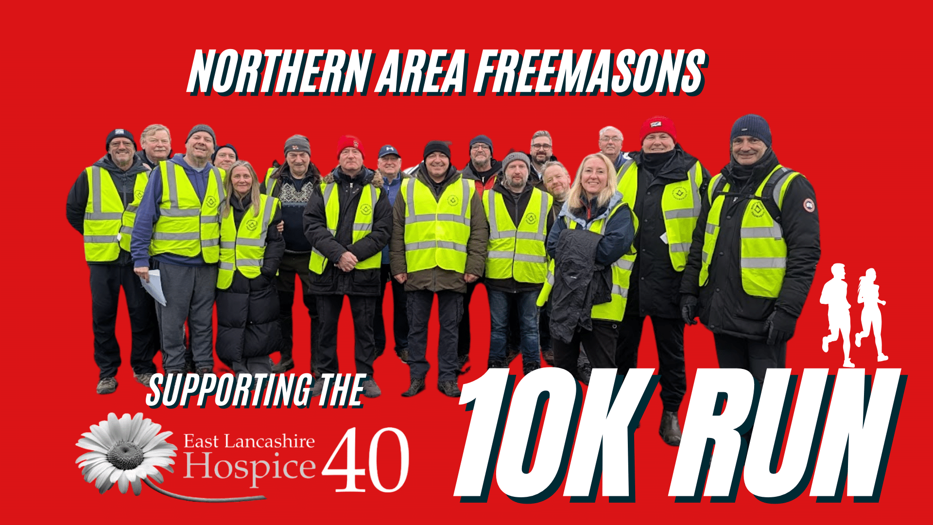 Northern Area Freemasons at the Hospice 10k Run