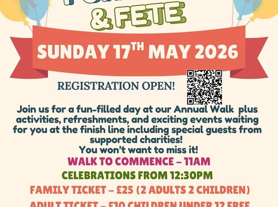 Final Festival Fun Walk & Fete!