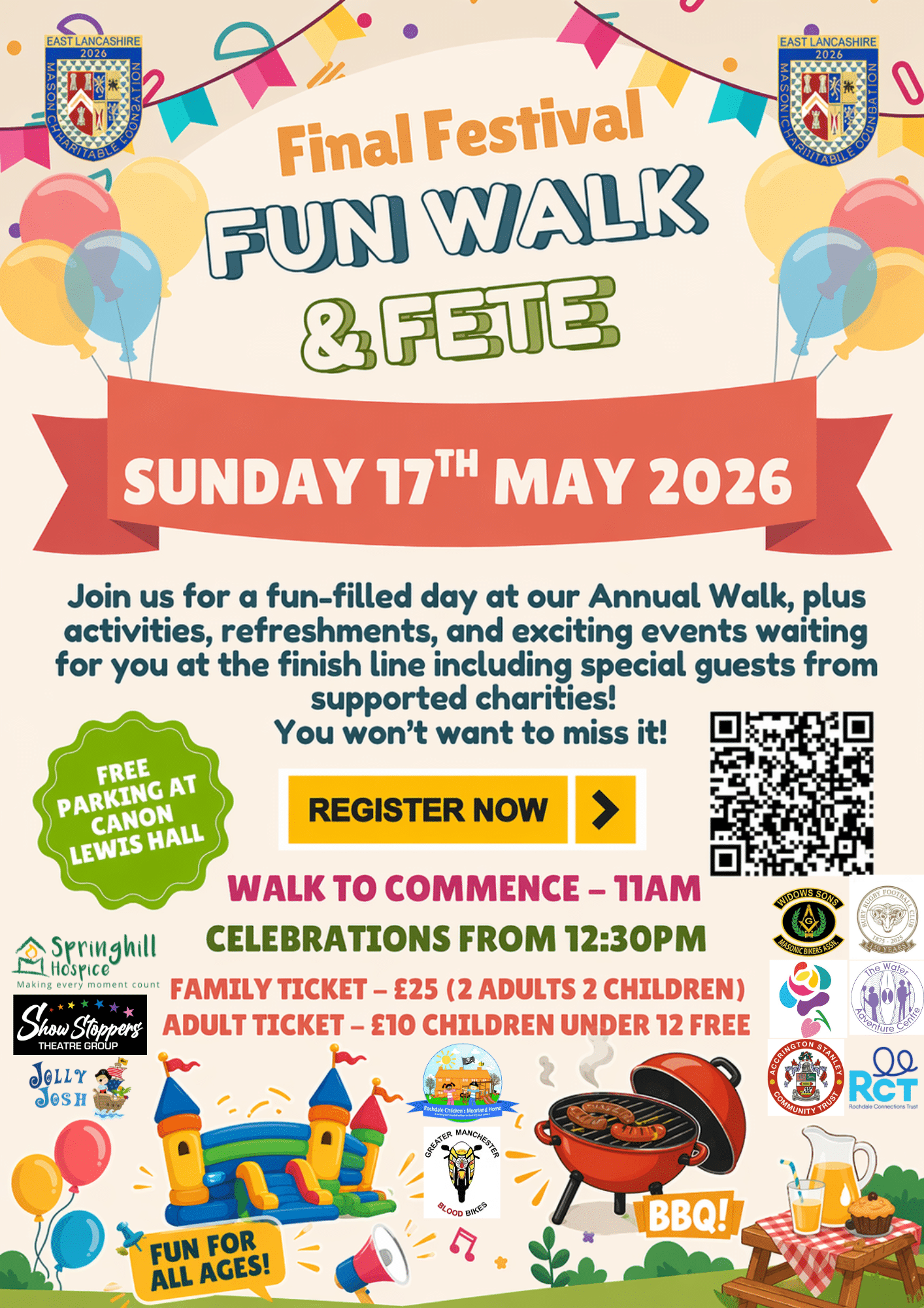Final Festival Fun Walk & Fete!
