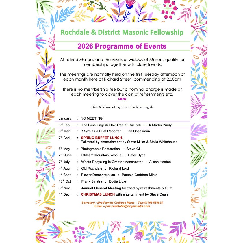 Rochdale District Masonic Fellowship